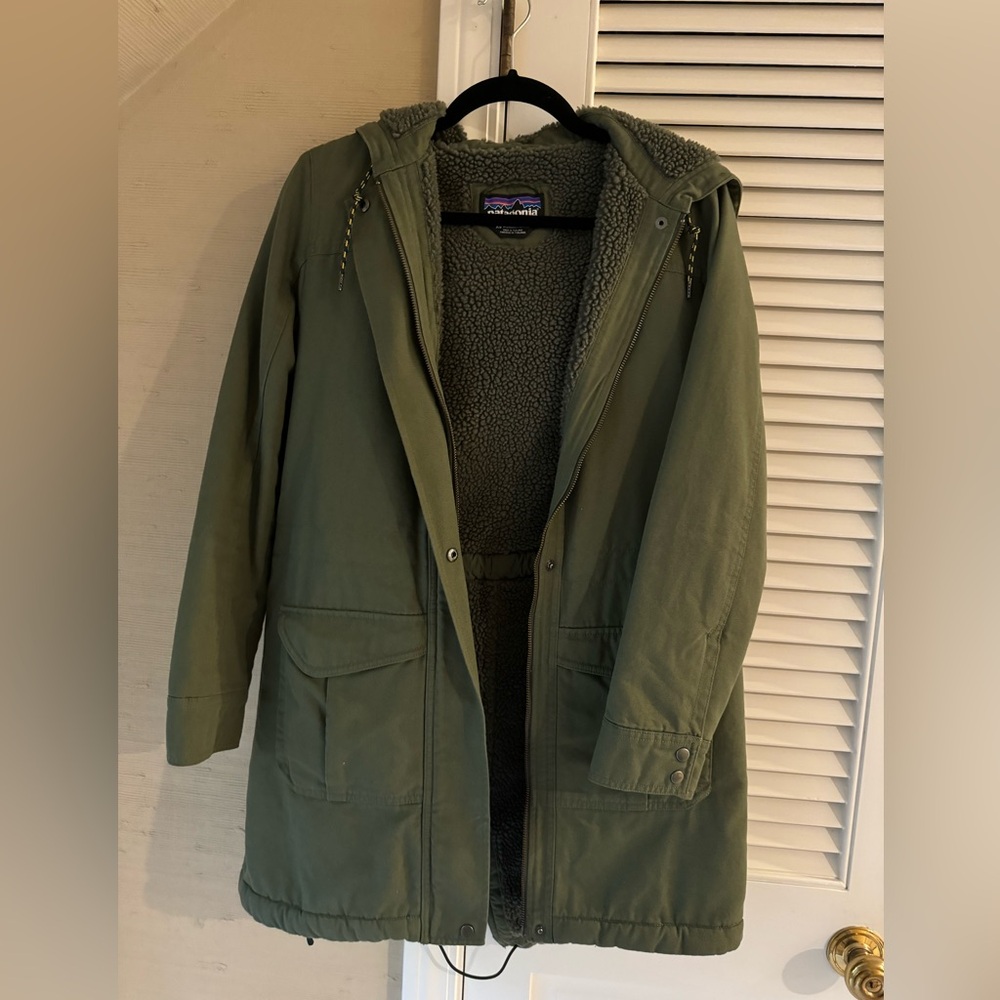 Patagonia Women’s Canvas Jacket Sherpa Lined- XS